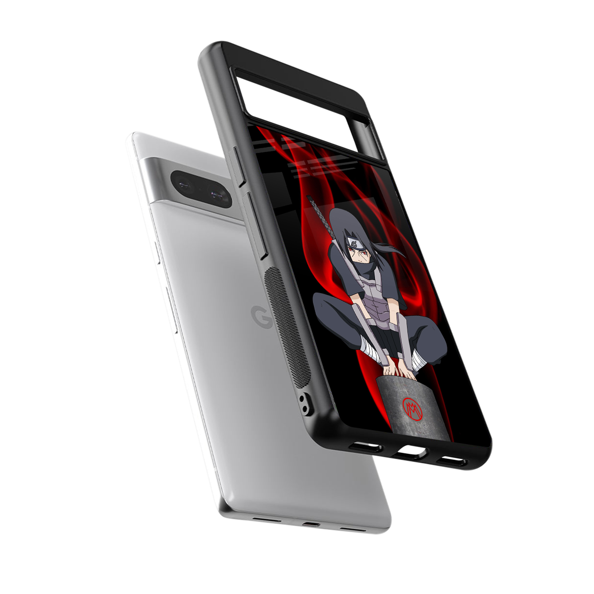 itachi uchiha back phone cover | glass case for Google Pixel 7A