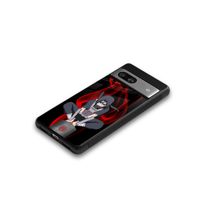 itachi uchiha back phone cover | glass case for Google Pixel 7A