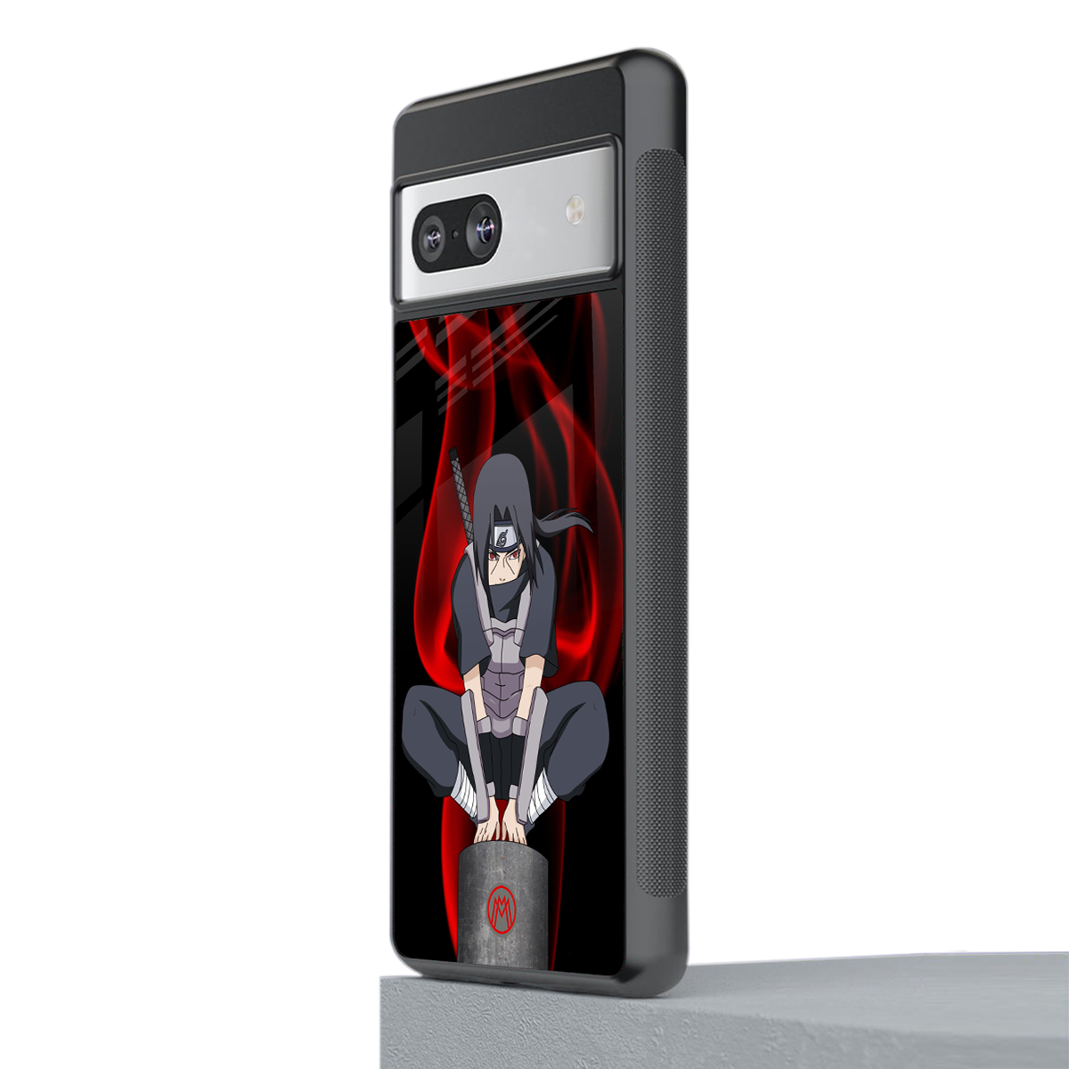 itachi uchiha back phone cover | glass case for Google Pixel 7A