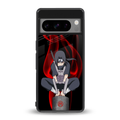 itachi uchiha back phone cover | glass case for google pixel 8 pro