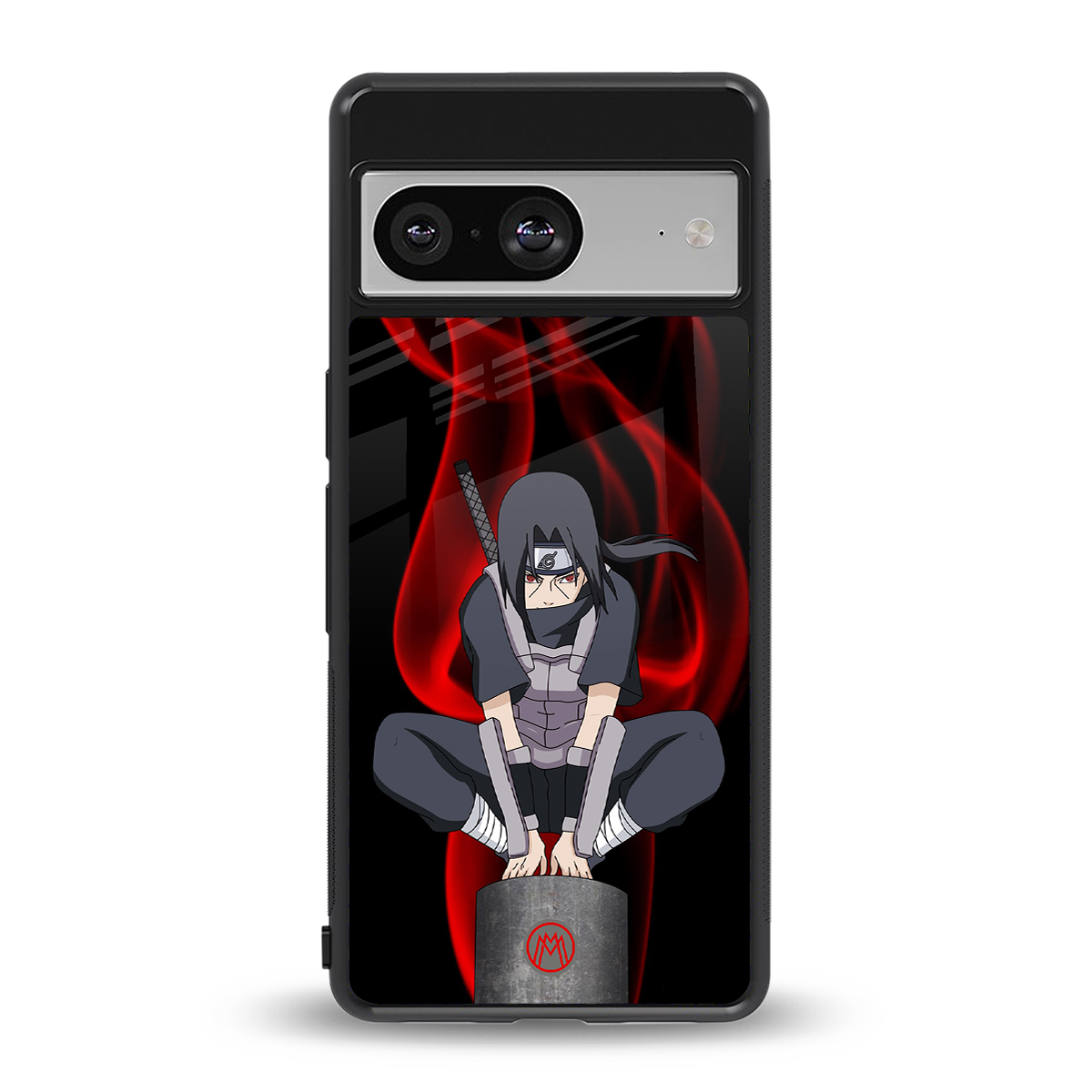 itachi uchiha back phone cover | glass case for Google Pixel 8