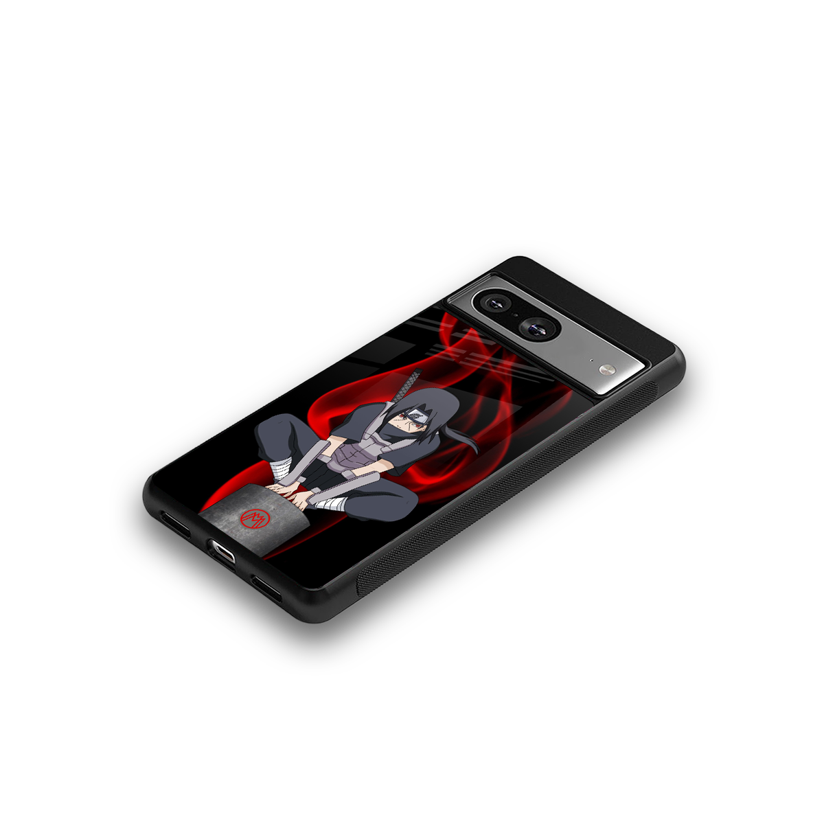 itachi uchiha back phone cover | glass case for Google Pixel 8