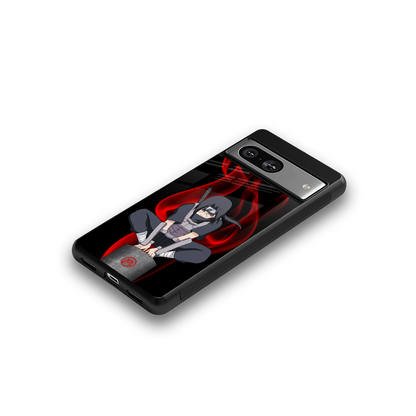 itachi uchiha back phone cover | glass case for Google Pixel 8