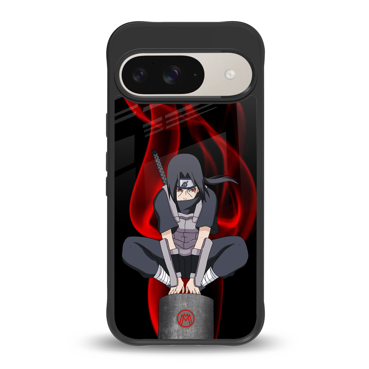 itachi uchiha back phone cover | glass case for google pixel 9