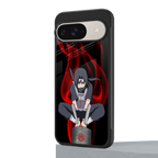 itachi uchiha back phone cover | glass case for google pixel 9