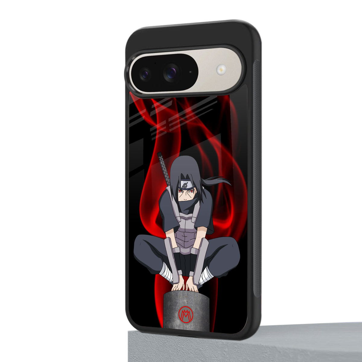 itachi uchiha back phone cover | glass case for google pixel 9
