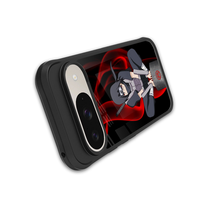 itachi uchiha back phone cover | glass case for google pixel 9