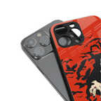 itachi uchiha red back phone cover | glass case for iphone 14 plus