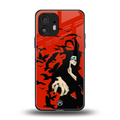 itachi uchiha red back phone cover | glass case for nothing phone 2