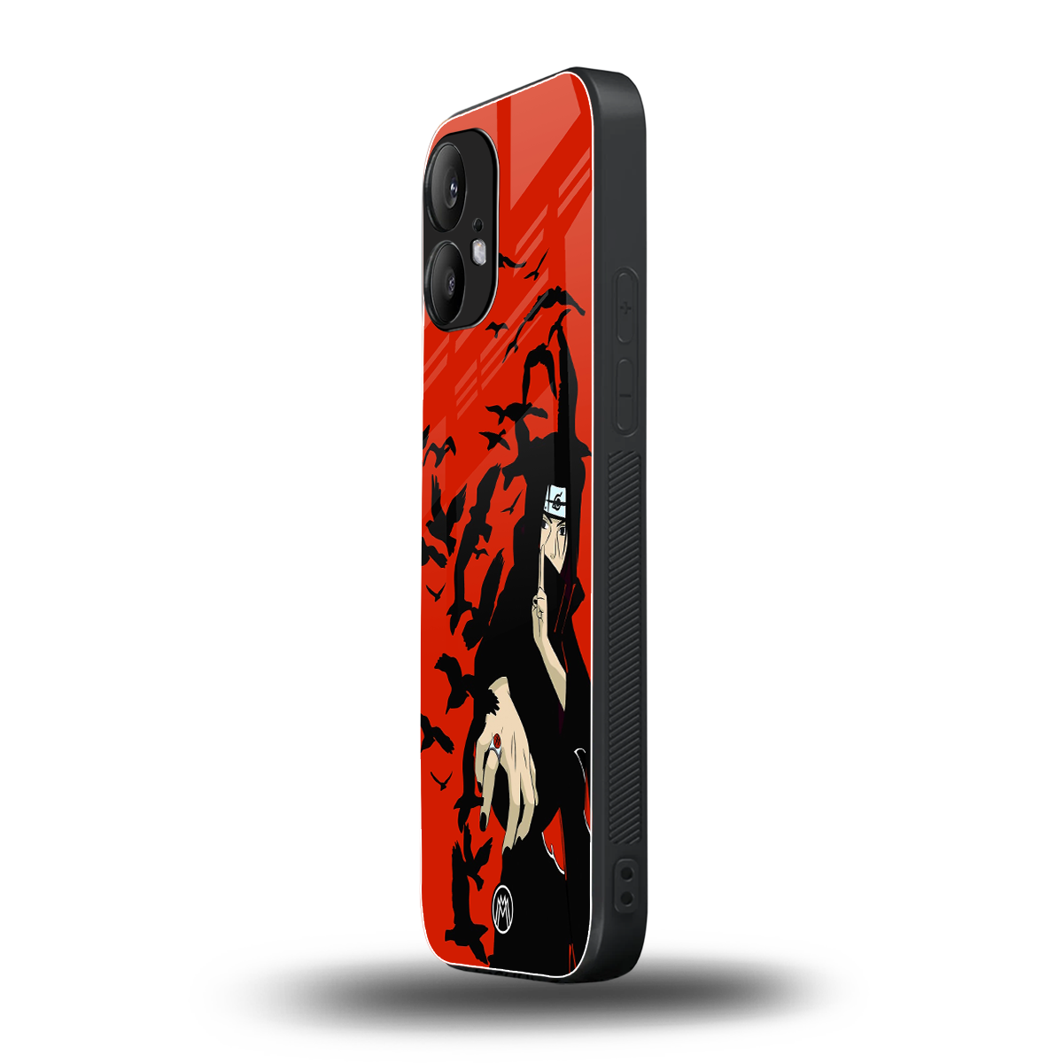 itachi uchiha red back phone cover | glass case for nothing phone 2