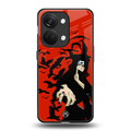 itachi uchiha red back phone cover | glass case for oneplus nord 3