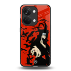 itachi uchiha red back phone cover | glass case for oneplus nord 3
