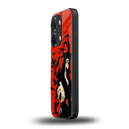itachi uchiha red back phone cover | glass case for oneplus nord 3
