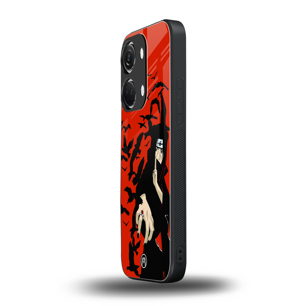 itachi uchiha red back phone cover | glass case for oneplus nord 3