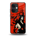 itachi uchiha red back phone cover | glass case for oneplus nord ce 3