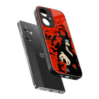 itachi uchiha red back phone cover | glass case for oneplus nord ce 3