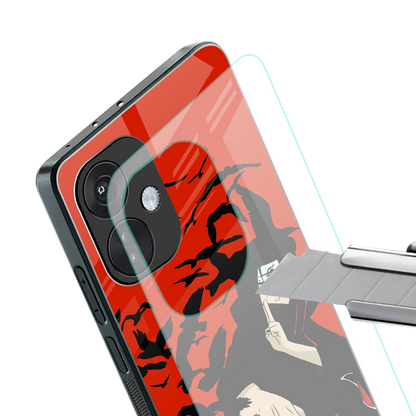 itachi uchiha red back phone cover | glass case for oneplus nord ce 3