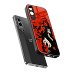 itachi uchiha red back phone cover | glass case for oneplus nord ce 4 lite