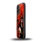itachi uchiha red back phone cover | glass case for oneplus nord ce 4 lite