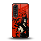 itachi uchiha red back phone cover | glass case for oneplus nord ce 4