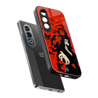 itachi uchiha red back phone cover | glass case for oneplus nord ce 4