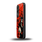 itachi uchiha red back phone cover | glass case for oneplus nord ce 4