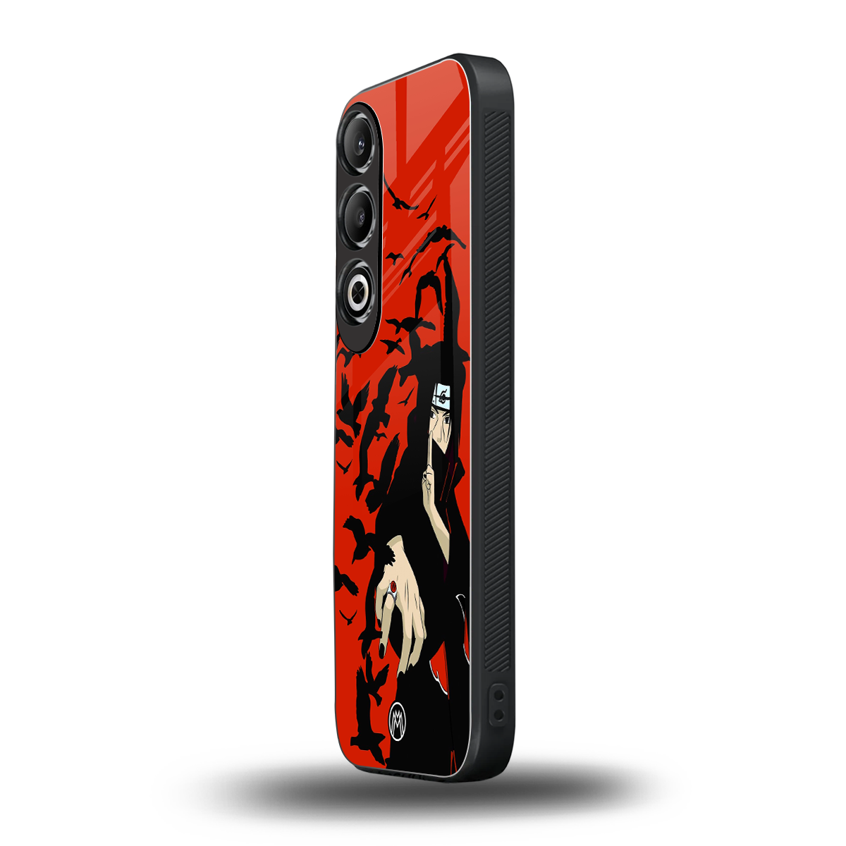 itachi uchiha red back phone cover | glass case for oneplus nord ce 4
