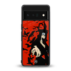 itachi uchiha red back phone cover | glass case for google pixel 6 pro