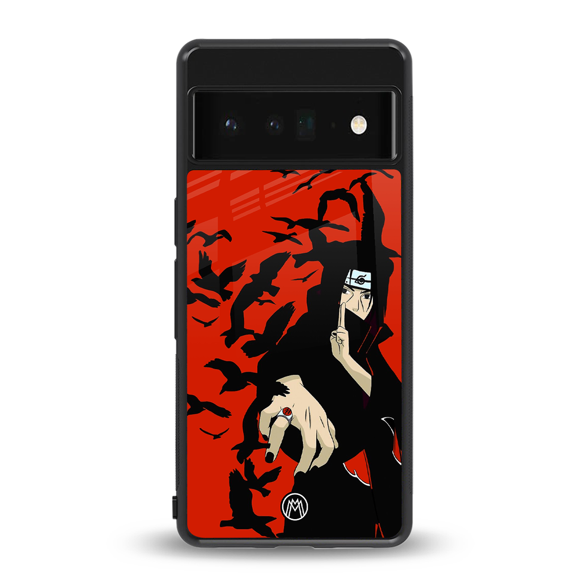 itachi uchiha red back phone cover | glass case for google pixel 6 pro