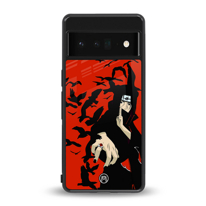 itachi uchiha red back phone cover | glass case for google pixel 6 pro