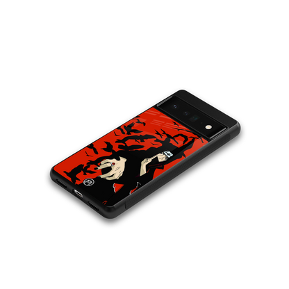 itachi uchiha red back phone cover | glass case for google pixel 6 pro