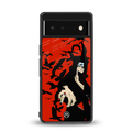 itachi uchiha red back phone cover | glass case for google pixel 6