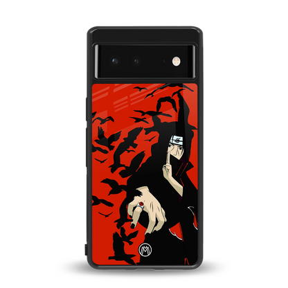 itachi uchiha red back phone cover | glass case for Google Pixel 6A
