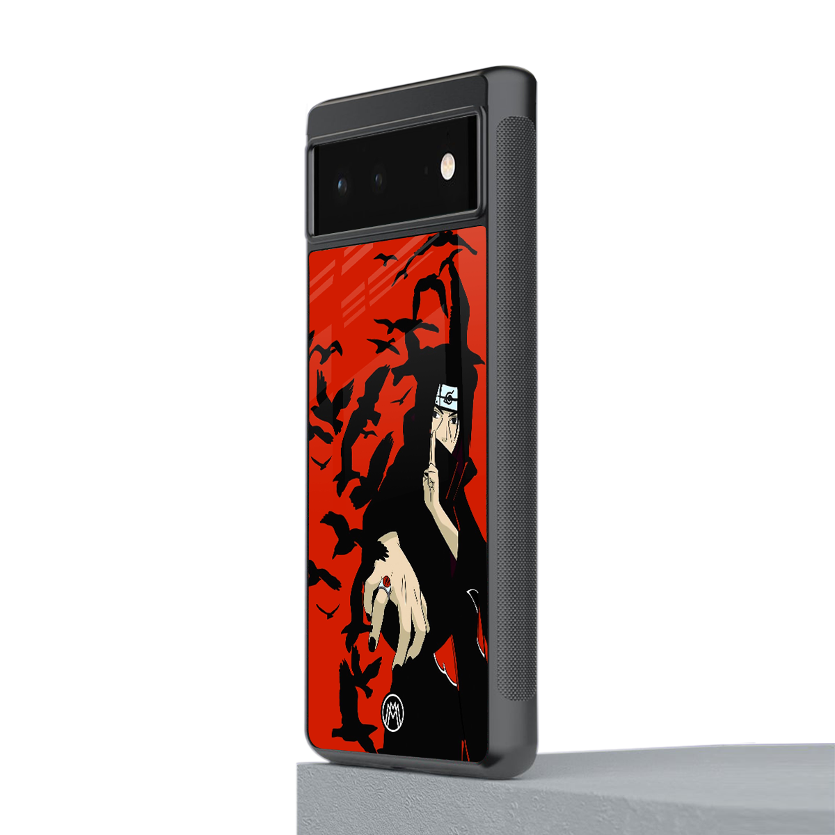 itachi uchiha red back phone cover | glass case for Google Pixel 6A