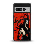 itachi uchiha red back phone cover | glass case for google pixel 7 pro