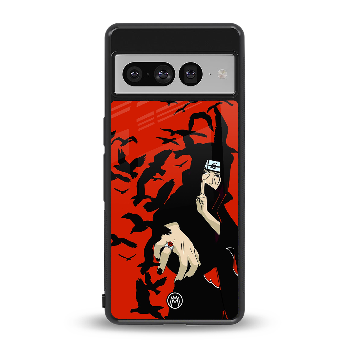 itachi uchiha red back phone cover | glass case for google pixel 7 pro