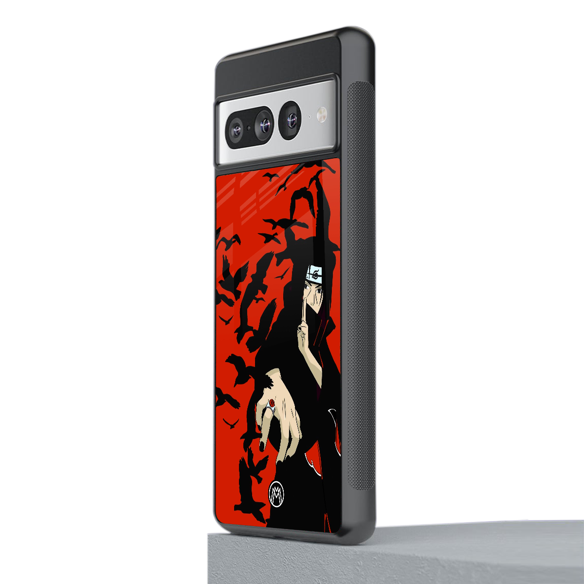 itachi uchiha red back phone cover | glass case for google pixel 7 pro