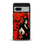 itachi uchiha red back phone cover | glass case for Google Pixel 7A