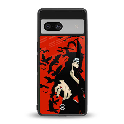 itachi uchiha red back phone cover | glass case for Google Pixel 7A