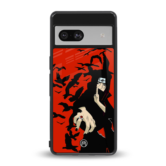 itachi uchiha red back phone cover | glass case for Google Pixel 7A