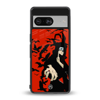 itachi uchiha red back phone cover | glass case for Google Pixel 8