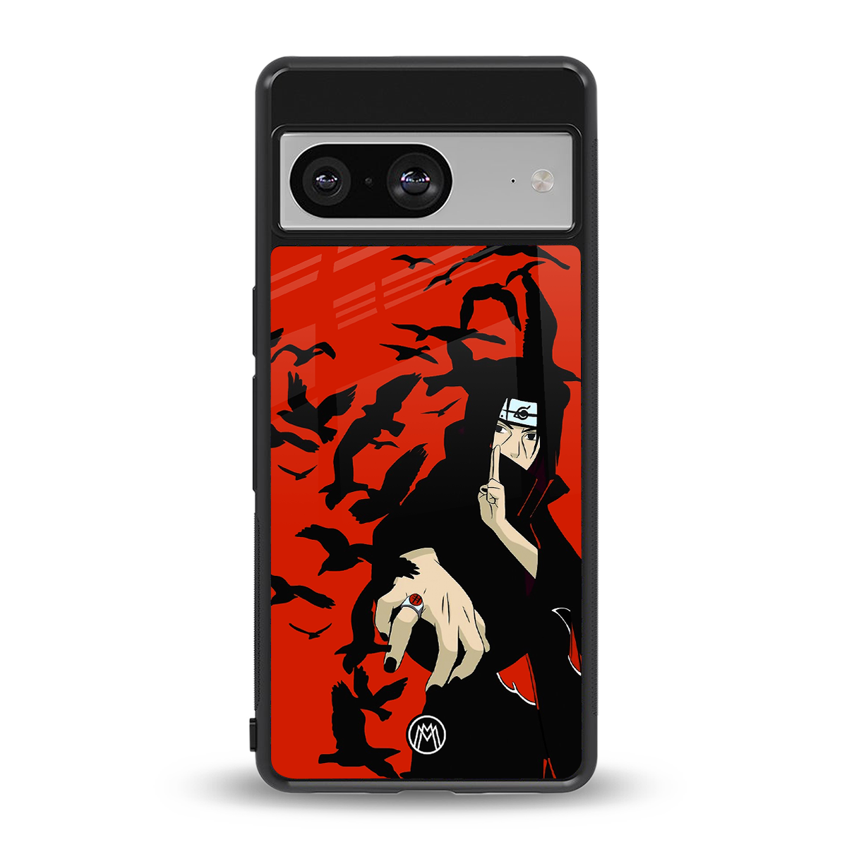 itachi uchiha red back phone cover | glass case for Google Pixel 8