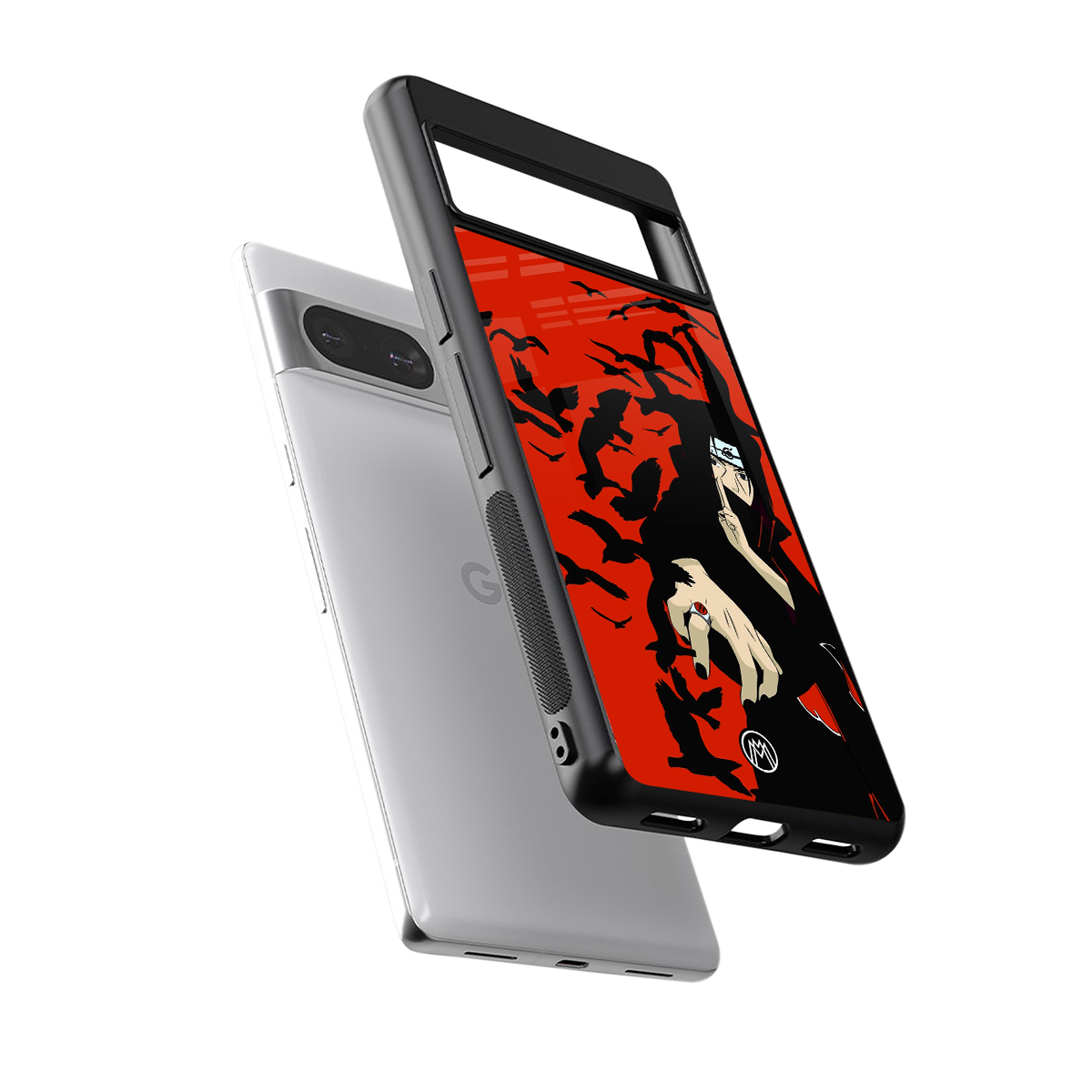 itachi uchiha red back phone cover | glass case for Google Pixel 8