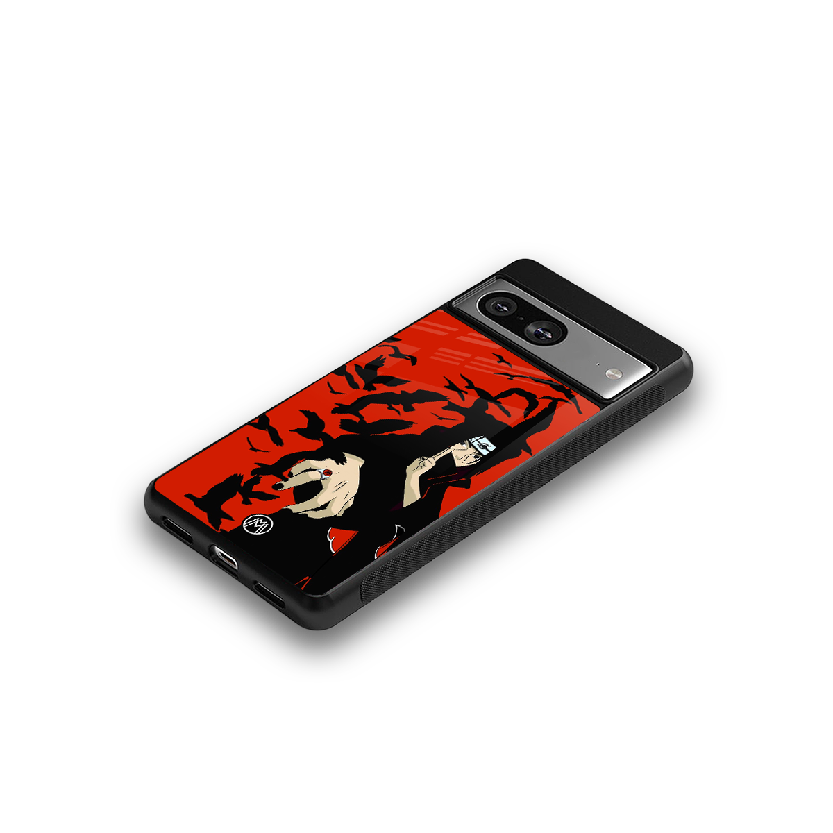 itachi uchiha red back phone cover | glass case for Google Pixel 8