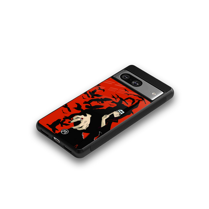 itachi uchiha red back phone cover | glass case for Google Pixel 8