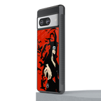 itachi uchiha red back phone cover | glass case for Google Pixel 8