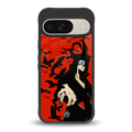 itachi uchiha red back phone cover | glass case for google pixel 9