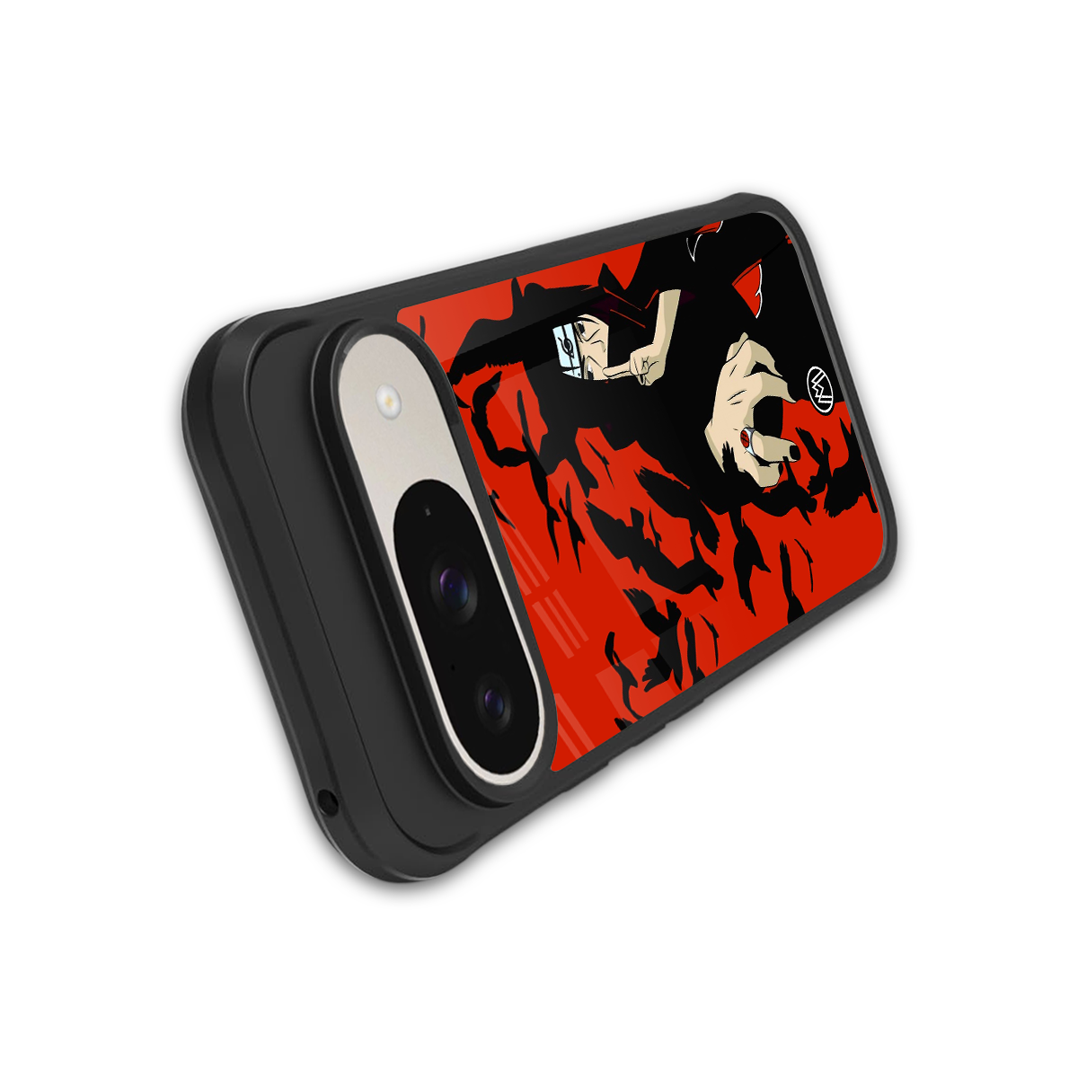 itachi uchiha red back phone cover | glass case for google pixel 9