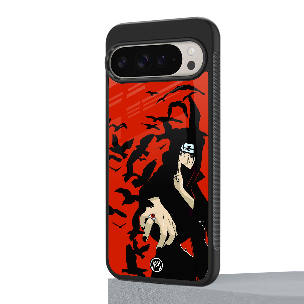 itachi uchiha red back phone cover | glass case for google pixel 9 pro xl