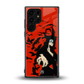 itachi uchiha red back phone cover | glass case for samsung galaxy s23 ultra